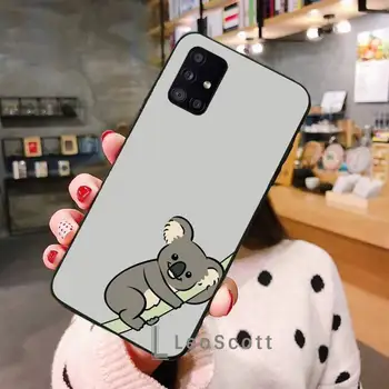 Armas Loom Koala Mobiiltelefoni Puhul Samsung S6 S7 serv S8 S9 S10 e pluss A10 A50 A70 note8 J7 2017