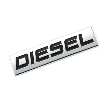Auto Kleebis Diisel Logo Embleem, Rinnamärk 3D Metall Auto Kleebised jaoks Istme BMW Audi Jeep Honda Ford, Opel Passat Peugeot, KIA Auto Stiil