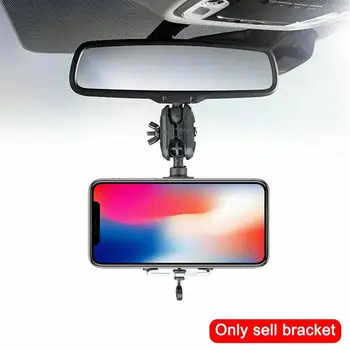 Auto rearview mirror laiendamine konsool mobiilne telefon bracket auto navigation universal muutmine multifunktsionaalne iminapp rinnahoidja