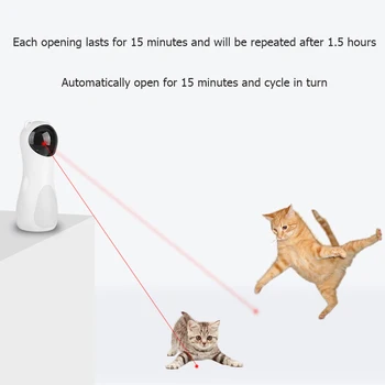 Automaatne Kassi Mänguasi Interaktiivne Smart Kiusasid Pet LED Laser Naljakas Pihuarvutite Režiimi, Elektroonilise Lemmiklooma Eest Kõik Kassid Laser Valgus Kass