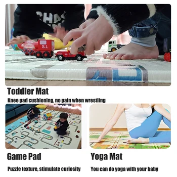 Baby Play Mat Kokkuklapitavad XPE Indekseerimise Pad Veekindel Indekseerimise Matt Laps Pehme Põranda Playmat Jõusaal Mäng Vaip, Suur Ronimis-Padi