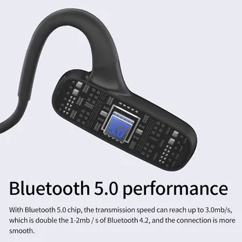 Bluetooth-Kõrvaklapid Sport Veekindel Müra Tühistamises Kõrvaklapid Juhtmeta Kõrvaklappide Luu Juhtivus Mikrofoniga