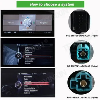 BMW 6 Seeria 6GT M6 F06/F12 12.5 Android 10 8+128 4G LTE Auto GPS Navigatsiooni AutoStereo Headunit Multimeedia Mängija, Raadio, Lint