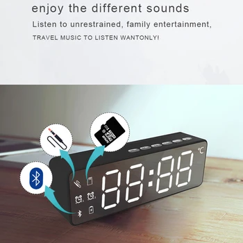 BOHM B119 Juhtmevaba Bluetooth Kõlar Väike Mini Äratuskell Kaasaskantav Kahur Instert Sõidukitele Audio Süsteem