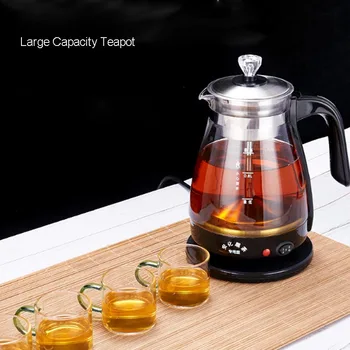 BORREY Klaasist, Elektriline Veekeetja Veekeetja Tee Maker kohvikann Auru Automaatne Teekann Lill Teekann Koos Roostevabast Terasest Filter
