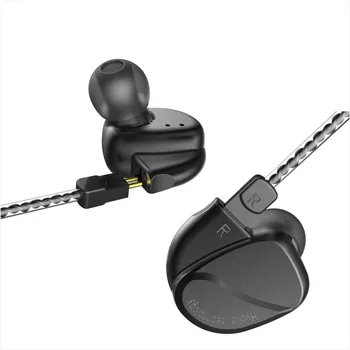 BQEYZ 2 Pr Hübriid Kõrvaklapid Dünaamilise Tasakaalu Skelett Kõrva HiFi Stereo Metal Shell Sport Earbuds