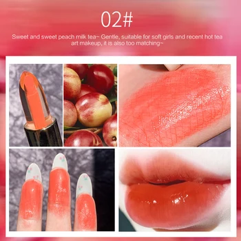 Candy Huulepulk Virsik Tüdruk Niisutav huuleläige Ei ole Kerge Kaduma Meik Siidine Kauakestev korea Kosmeetika Maquillaje TSLM1