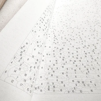 CHENISTORY 60x75cm Raami DIY Värvimine Poolt Numbrid Komplektid Santorini Maastiku Pilt By Numbers Käsitöö Akrüülvärv Kunsti