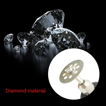 Diamond Cutting Disc 10tk/5tk Lihvkettad Nägin Lõikamine Abrasiivne Ketas Pöörlevad Tööriistad, Tarvikud Spindlil