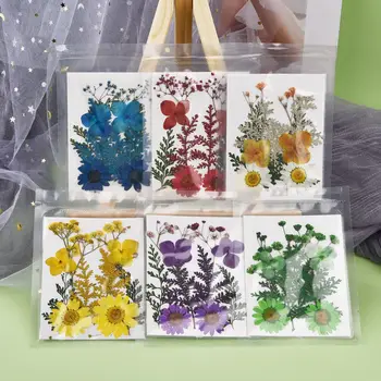 DIY Kuivatatud Lilled Vaik Täidised Pressitud Lilled Küünal Ripats Kaelakee Ehteid Teha Nail Art Home Decor