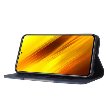 Eest Xiomi Mi Poco X3 X 3 NFC Juhul Nahast Kaardi Pesa Etui kohta sFor Xiaomi Mi Poco M3 M 3 PocoM3 Poco X3 Pro Juhul Rahakoti luuk