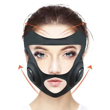 Elektrilised V-kujuline Õhuke Nägu Salenemisele Põske Mask Massager Näo -, Tõste-V-Line Tõstke Sidemega EMS Ravi Seade Ilu Masin