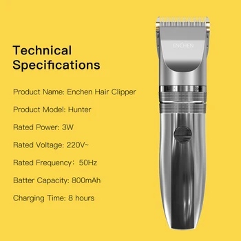 ENCHEN Electric Hair Clipper Meeste Võimas Soeng Trimmer Professionaalne Juuste Lõikamise Masin Laetav Pardel Barber