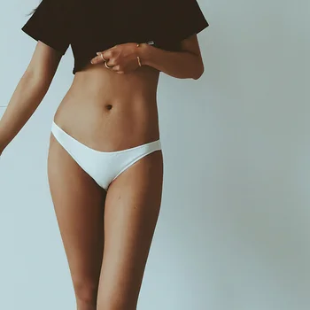 Fitness Bikini puuvill seksikas daamid aluspüksid madal vöökoht lihtne naiste püksikud mugav kõrge kvaliteediga puuvilla tüdrukute aluspesu