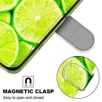 Flip Leather Case For iPhone SE 6 7 8 6S 11 12 Pro X XS XR Max 2020 Mini Fundas 3D Rahakott Kaardi Omanik Seista Katta Värvitud Coque