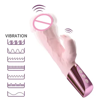 G Spot Magic Wand Küülik Vibraatorid Kliitori Stimulaator Realistlik Dildo Sugu Mänguasjad, Naiste Võimas Laetav Täiskasvanud Pood