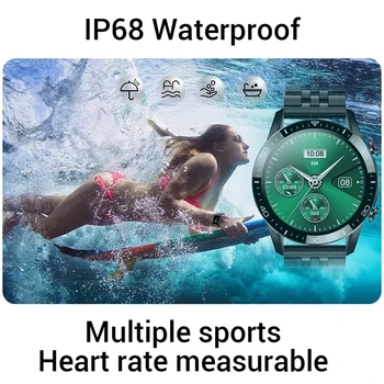 GEJIAN 2021 Uus Bluetooth helistamine Smart watch meeste Täielikult puutetundlik ekraan EKG IP68 Veekindel Sport Mens Smartwatch Android ja IOS Telefoni