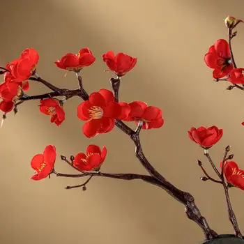 Hiina Stiilis Ploomi Imitatsioon Lilled Väliskaubandus Foreign Trade Cherry Blossom Kodu Kaunistamiseks Pulmad Kunstlik Lill