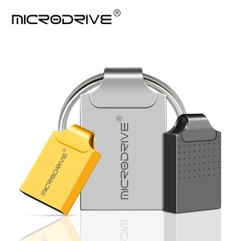 Hot müük USB Flash Drive 32GB 16GB, 8GB 4GB Metallist Pendrive 64gb usb Metallist u disk kiire Veekindel Võti Pen Drive stick