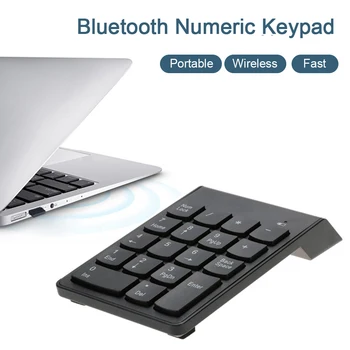 Juhtmevaba Digitaalne Mini Bluetooth Klaviatuur Sisseehitatud USB Vastuvõtja 18 Võtmed Numbriline Gaming Klaviatuuri Sülearvuti Notebook Teclado Sem Fio