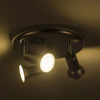 Kaasaegne LED laelambid koos Pööramisega Laigud kerge pööratav 3 Pead presentatsioon Lae Spot Lamp kodus koridori valgustus