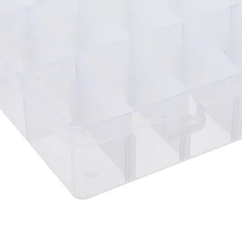 Kaasaskantav 24 Võrgud DIY Tööriistad Pakendi Karp Elektroonilised Komponendid Kruvi Removable Storage Kruvi Ehted Vahend Juhul, Värviline Plastikust