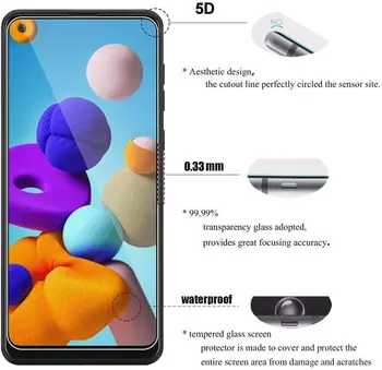 Karastatud Klaasist Samsung Galaxy A21s A21 Ekraani Kaitsekile Samsung Galaxy A21s A21 Kaitseklaas Film