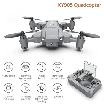 KY905 Undamine 4K HD Dual Lens ülekanne reaalajas FPV toel suure kõrguse õhust Harjatud mootor Profesional RC Helikopter
