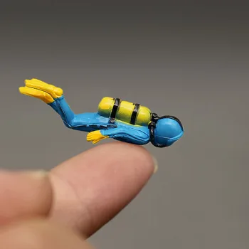 Kääbus Ookeanide Stseeni Mudel Figuriin Veealuse Maailma Mere Uurida Sukeldujad Ookeanide Teenetemärgi Tegevus Arvandmed Mänguasjad 3D