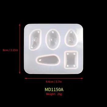 Kõrvarõngad Casting Silikoonist Vormi DIY Ripatsid UV-Epoksü Vaik Kaelakee, Kõrvarõngad ja muud Ehted, Käsitöö Tegemise Vahendid