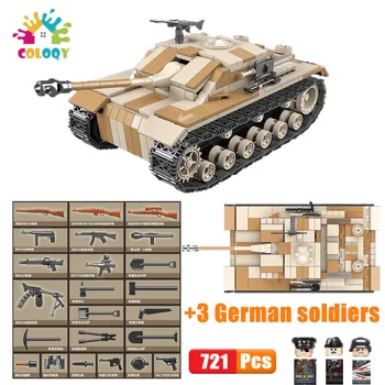 Lapsed Mänguasjad WW2 Tankid Mudel ehitusplokid Armee Sõdurid Mini Sõjalise Arvandmed Relva Tarvikud Relvad DIY Tellised Mänguasjad Poistele