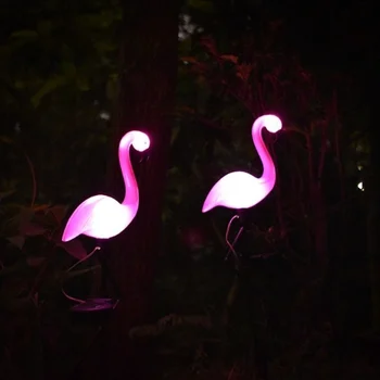 LED Veekindel Päikese Flamingo Maastiku Kerge Laterna Dekoratiivsed Muru Hoovis Lamp Rada Kerge Väljas Aias Päikese Valgus