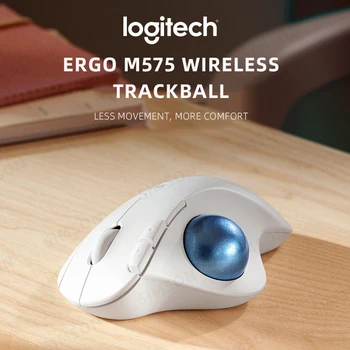 Logitech ERGO M575 Traadita Trackingball Hiirt, Win10 macOS Versioon käe Kujuline disain Bluetooth madal energia tehnoloogia
