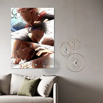 Lõuend Anime JuJutsuKaisen Pilte Kodu Kaunistamiseks Maalid Plakat HD Pildid Seina Art Modulaarne elutuba