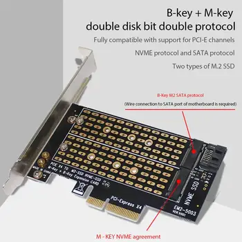 M. 2 NVME PCI-E 3.0 X4 High Speed laienduskaardi NVME PCIE Adapter Lisada Kaarte M. 2 NGFF Klahvi M SSD Adapter