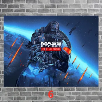 Mass Effect Legendaarne Edition Mäng Anime Plakat Lõuendil Õlimaal Live Toas Seina Decor Seina Kleebised Kodu Kaunistamiseks Maali