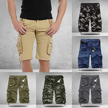 Mehed Klassikaline Tactical Püksid Uuendatud Veekindel Kiire Kuiv Multi-tasku Lühikesed Püksid Õues Jahindus Kalapüük Sõjalise Kauba lühikesed Püksid