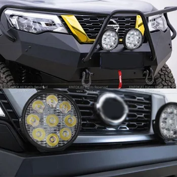 Mini Led-töövalgustus 42W 27W 48W LED-töövalgustus Baar Tähelepanu keskpunktis 12V 24V Offroad LED Valgus Baar Veoauto 4X4 Offroad 4WD Auto MAASTUR ATV