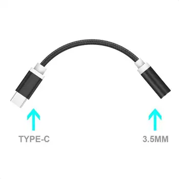 Mini USB Type C Kuni 3,5 mm Kõrvaklapid Kõrvaklappide Kaabli Adapter USB-C-3,5 mm Jack Aux Kaabel Kaasaskantav Android Xiaomi Telefon Huawei
