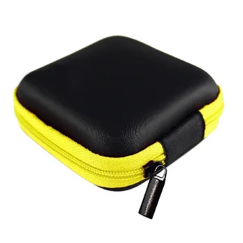 Multi-funktsionaalne Lukuga kaasaskantav Kõrvaklapid Ladustamise kott 7,5 cm x 3cm Moe-Mini SD Card Rahakoti Reisi Tarvikud Korraldajad