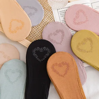 Naiste Sokk Sussid Triibuline Uus Mood Kevad-Suvi Candy Värvi Hingav Naiste Puuvillased Sokid, Naiste Nähtamatu Sokk Korea Stiilis