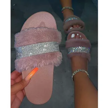 Naiste Sussid 2021 Suve Kingad Naistele Värv tie-dye Sandaalid Platvorm Crystal Naiste flip flop Daamid Slaidid Rand Kingad