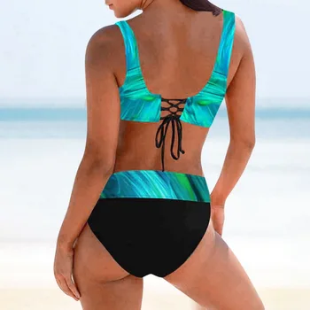 Naiste ujumispüksid Bikiinid 2021 Seksikas Naiste Ujumisriided Eraldi Ujumistrikoo Sidemega Bikiinid Komplekti Brasiilia trikoo Beachwear
