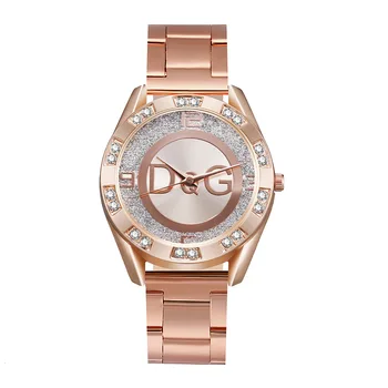 Naiste Vaata Top Brändi Luxury Crystal Rhinestone Vaadata Naiste Mood Kleit Vaadata Relogios Femininos Roostevabast Terasest Quartz Watch