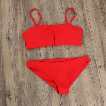 Naiste Värviga Bikinis Sidemega Bikiinid Komplekti Push-Up Brasiilia Supelrõivad Bather Beachwear Ujumistrikoo bikinis 2021 mujer