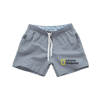 National Geographic Beach Lühikesed Püksid Meeste/Naiste Quick Dry Töötab Suvel Meeste Lühikesed Püksid Brändi Mees Koolitus Sport Lühikesed Püksid Mees
