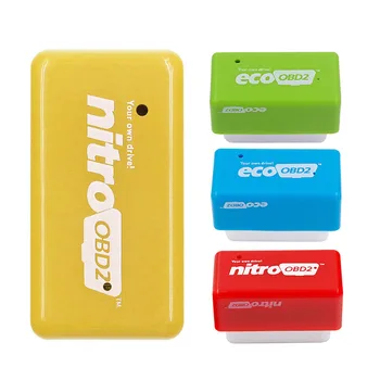 Nitro OBD2 EcoOBD2 15% Kütuse Saver Rohkem Võimu ECU Chip Tuning Box Pistik Juhi Nitro OBD2 EcoOBD2 Jaoks Benzine Diisel Bensiin Autod