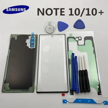 NOTE10 Uus Originaal Samsung Galaxy MÄRKUS 10+Pluss N970 N975 Tagasi Klaasi Taga, Aku Kate+Esi Klaas Objektiivi+Liim+Tööriistad