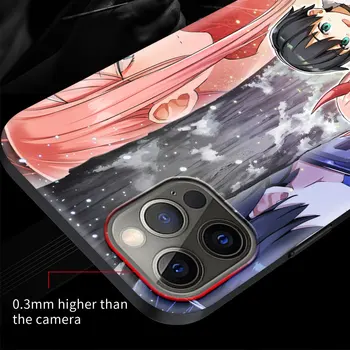 Null Kaks Darling FranXX Anime Telefon Case for iPhone 11 12 Max Pro 7 8 Plus X XS Max XR SE(2020) 6 6S Pluss Pehme Koorega Coque Kate