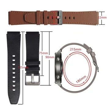 Näiteks Huawei Vaadata GT 2e gt 2 46 mm Rihm Nahast Watchband jaoks gt2 46 mm Au GS Pro Käevõru 22mm Watch Band Sport Käepael